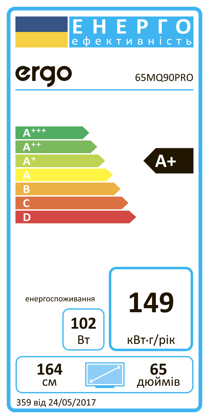 Фото - Телевизор Ergo 65MQ90PRO