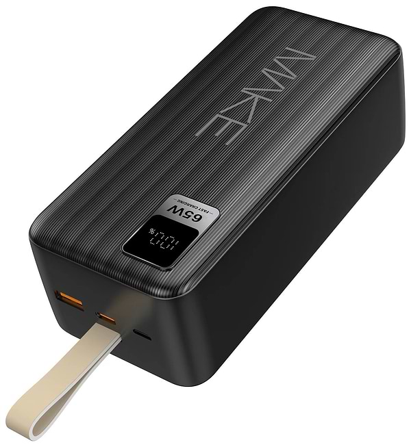 Фото - Уценка - Батарея мобильная MAKE 30000 mAh 65W PD+QC Black (MPB-302BK)