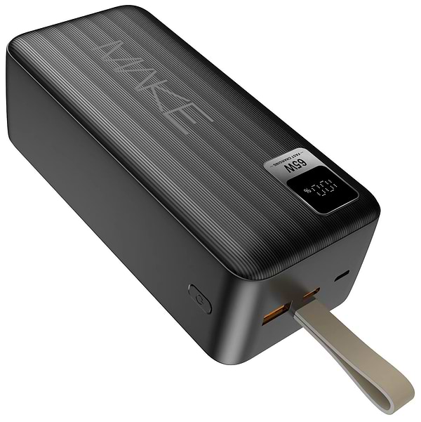 Фото - Уценка - Батарея мобильная MAKE 30000 mAh 65W PD+QC Black (MPB-302BK)