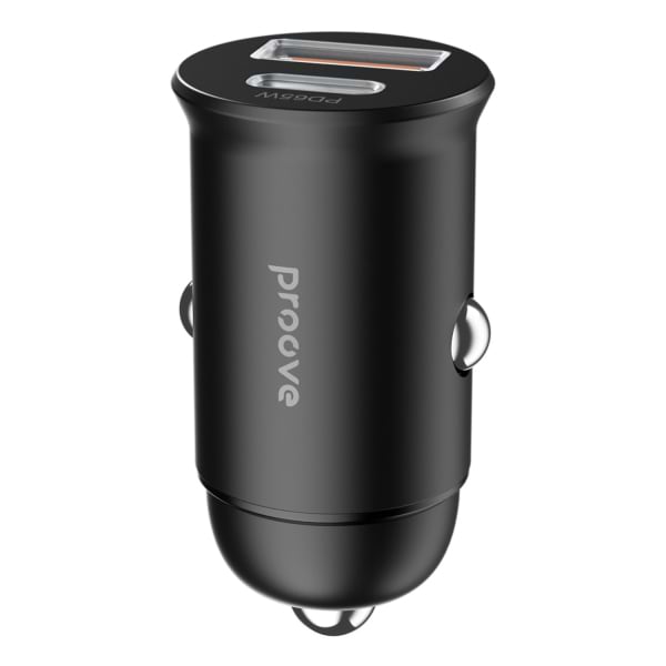 Фото - Автомобільний зарядний пристрій Proove Tiny Power Pro 65W (USB + Type-C) Black