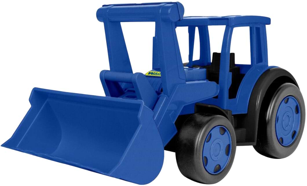 Базовый игровой транспорт для малыша Wader Трактор Гигант синий (66029)