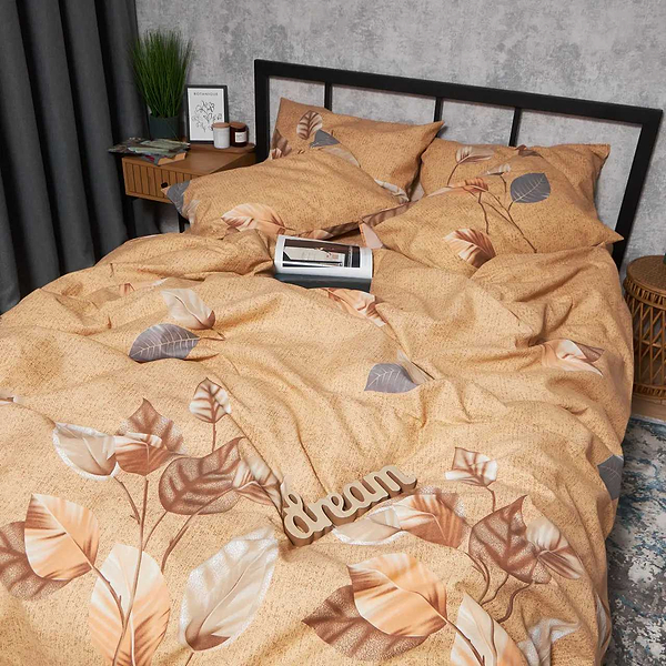 Фото - Пододеяльник полуторный Moon&Star Premium Amber Leaf 143x210 см (MS-870000815)