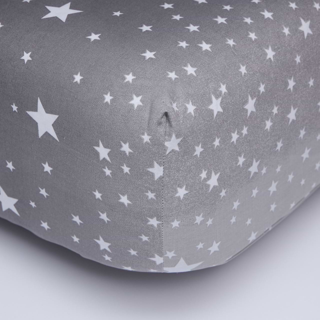 Простирадло полуторне Moon&Star Night Sky Бязь Gold Люкс 140х200х25 см (MS-850000870)