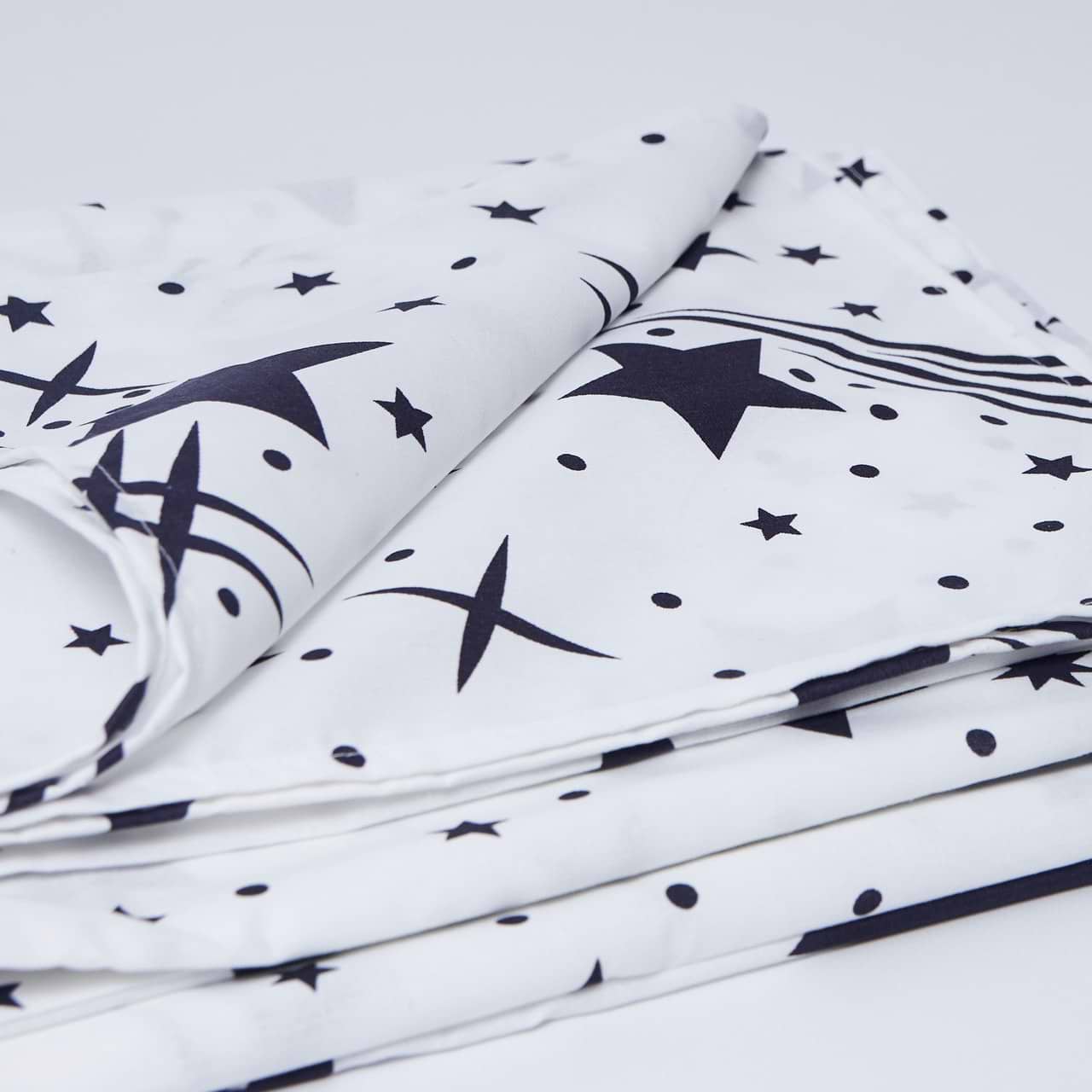 Простирадло односпальне Moon&Star Emerald Maze Бязь Gold Люкс 110х160 см (MS-860000275)