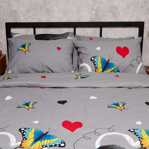 Фото - Комплект постельного белья Moon&Star Бязь Gold Люкс Butterfly Love 143х210 см нав. 2х40х60 (MS-820008870)