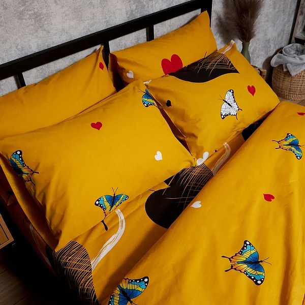 Фото - Комплект постельного белья Moon&Star Бязь Gold Люкс Butterfly Bloom 150х220 см нав. 50х70 2 шт. (MS-880000073)