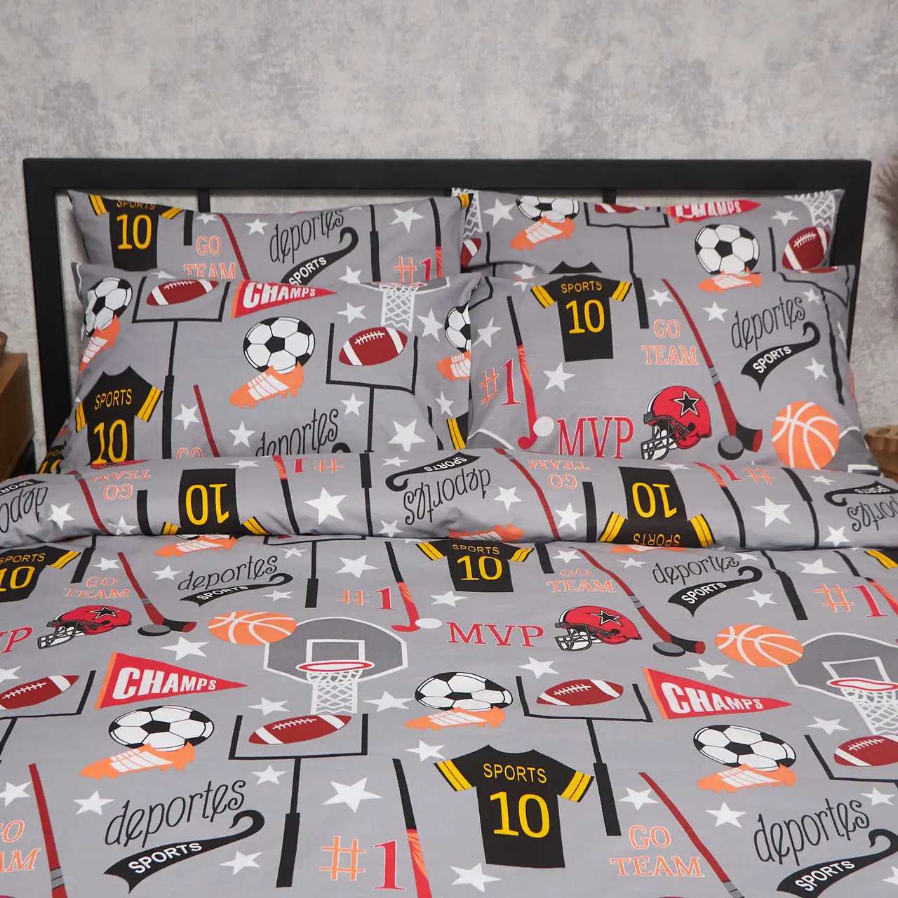 Фото - Комплект постельного белья Moon&Star прост. 220х240 + 2 нав. 40х60 Бязь Gold Люкс Champion’s Rest (MS-880000117)