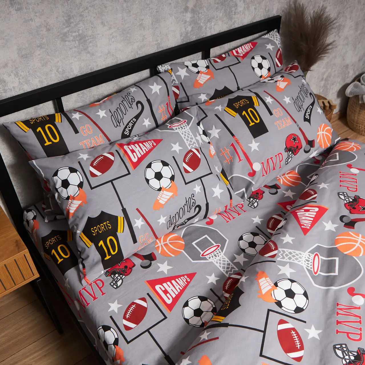 Фото - Комплект постельного белья Moon&Star прост. 220х240 + 2 нав. 40х60 Бязь Gold Люкс Champion’s Rest (MS-880000117)