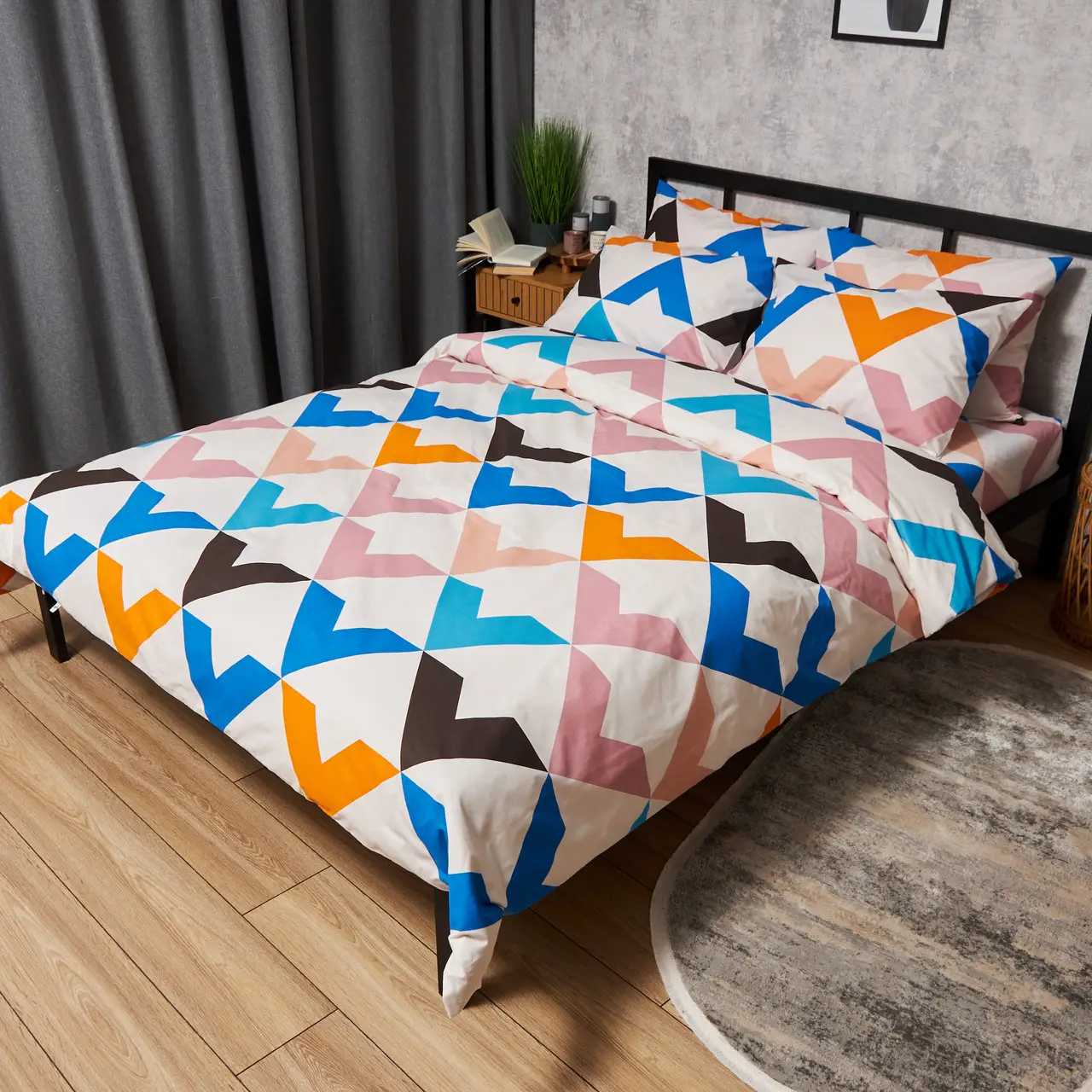 Комплект постельного белья детский Moon&Star 110х140 см Color Clash Бязь Gold Люкс (MS-830000284)