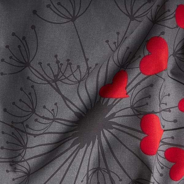 Фото - Комплект постільної білизни Moon&Star Бязь Gold Люкс Dandelion Lov King Size 220x240 нав. 2х50х70 (MS-820009101)