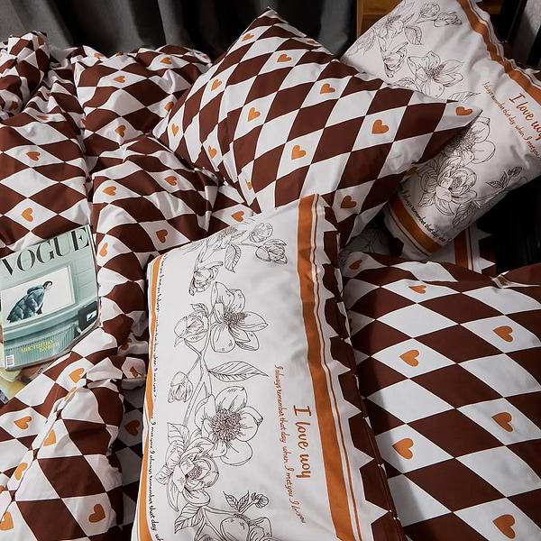 Фото - Комплект постільної білизни Moon&Star Бязь Gold Люкс Heart Patch 160х220 (MS-820009403)