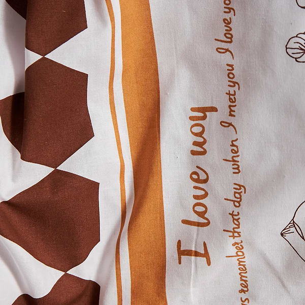 Фото - Комплект постільної білизни Moon&Star Бязь Gold Люкс Heart Patch 160х220 (MS-820009403)