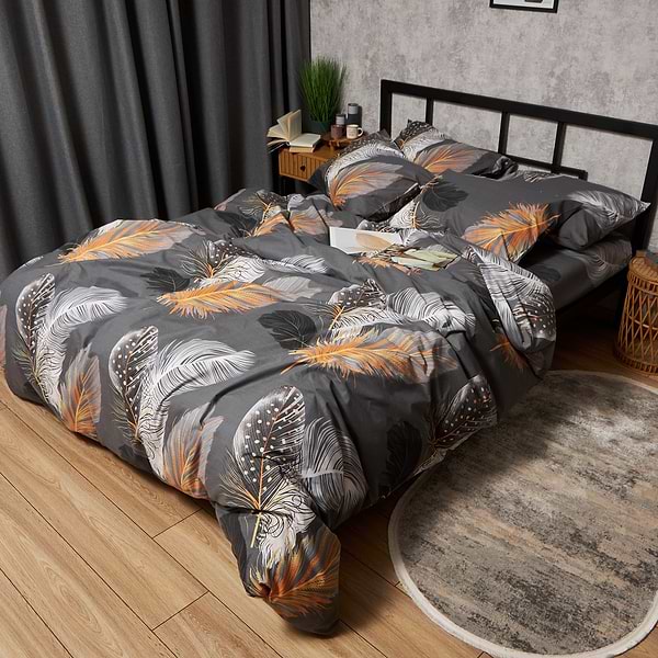 Фото - Комплект постельного белья Moon&Star Бязь Gold Люкс Mystic Feathers 175х210 нав. 4х70х70 (MS-820009494)