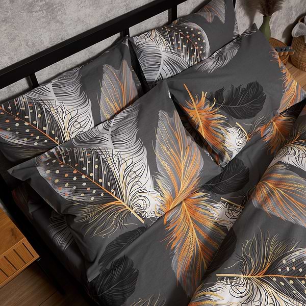 Фото - Комплект постельного белья Moon&Star Бязь Gold Люкс Mystic Feathers 175х210 нав. 4х70х70 (MS-820009494)