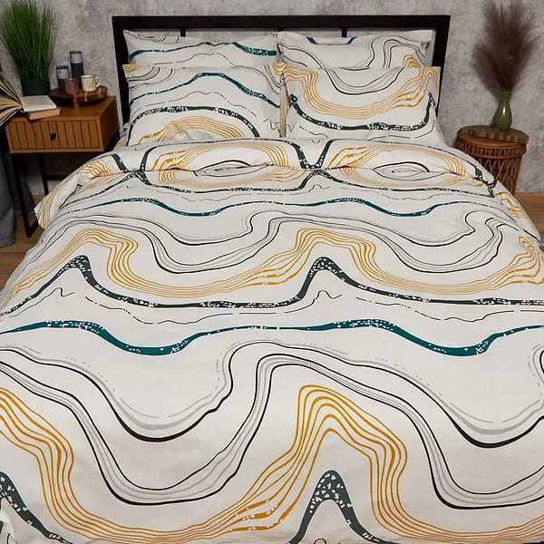 Фото - Комплект постільної білизни дитячий Moon&Star 110х140 см Natural Waves Бязь Gold Люкс (MS-830000311)