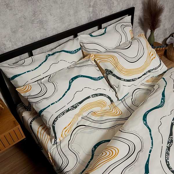 Фото - Комплект постільної білизни дитячий Moon&Star 110х140 см Natural Waves Бязь Gold Люкс (MS-830000311)