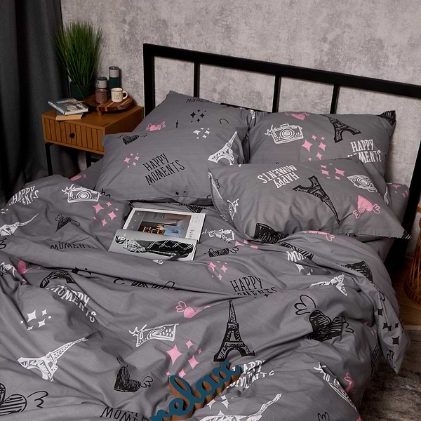 Фото - Наволочка Moon&Star Набір Бязь Gold Люкс Paris Moments 50х50 2 шт. (MS-840001418)