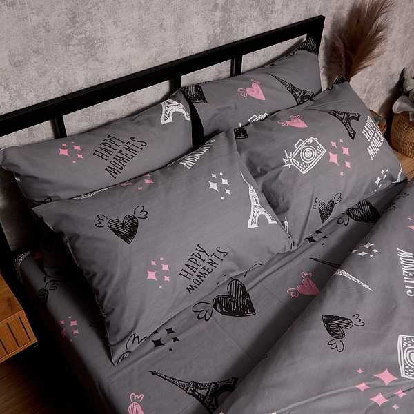 Фото - Наволочка Moon&Star Набір Бязь Gold Люкс Paris Moments 50х50 2 шт. (MS-840001418)