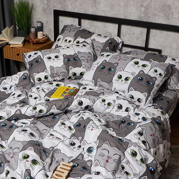 Фото - Комплект постельного белья Moon&Star Бязь Gold Люкс Furry Friends 160х220 нав. 2х50х70 (MS-820009261)