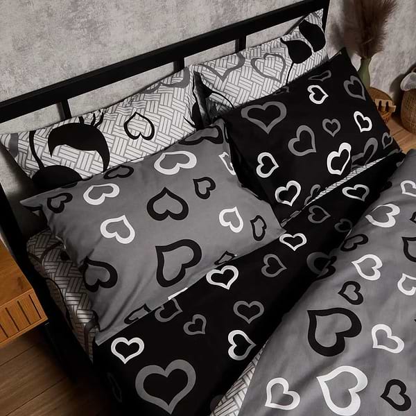 Фото - Комплект постельного белья Moon&Star Бязь Gold Люкс Feline Romance King Size 220x240 нав. 2х50х70 (MS-820009206)