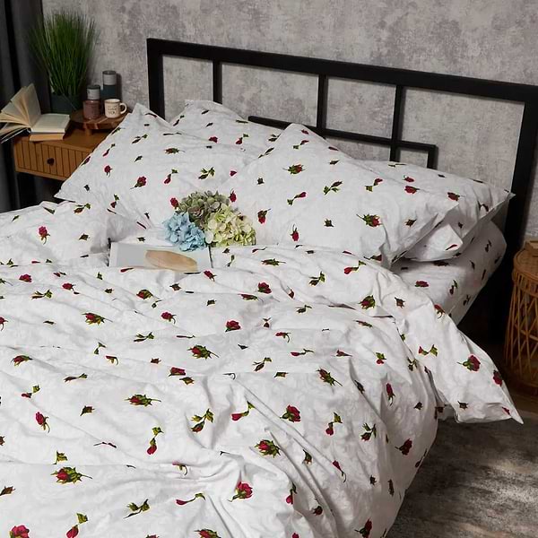 Фото - Комплект постельного белья Moon&Star Бязь Gold Люкс Romantic Rose 160х220 нав. 2х50х70 (MS-820009681)