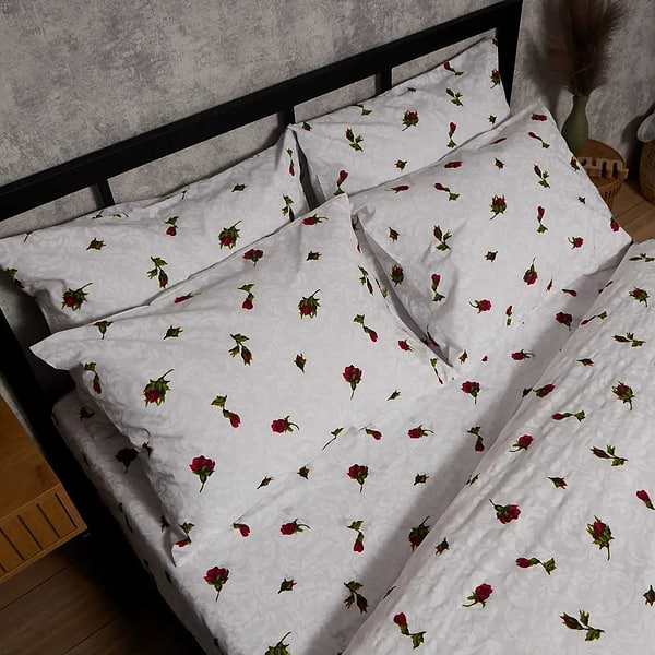 Фото - Комплект постельного белья Moon&Star Бязь Gold Люкс Romantic Rose 160х220 нав. 2х50х70 (MS-820009681)