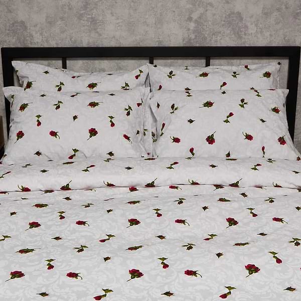 Фото - Комплект постельного белья Moon&Star Бязь Gold Люкс Romantic Rose 160х220 нав. 2х50х70 (MS-820009681)