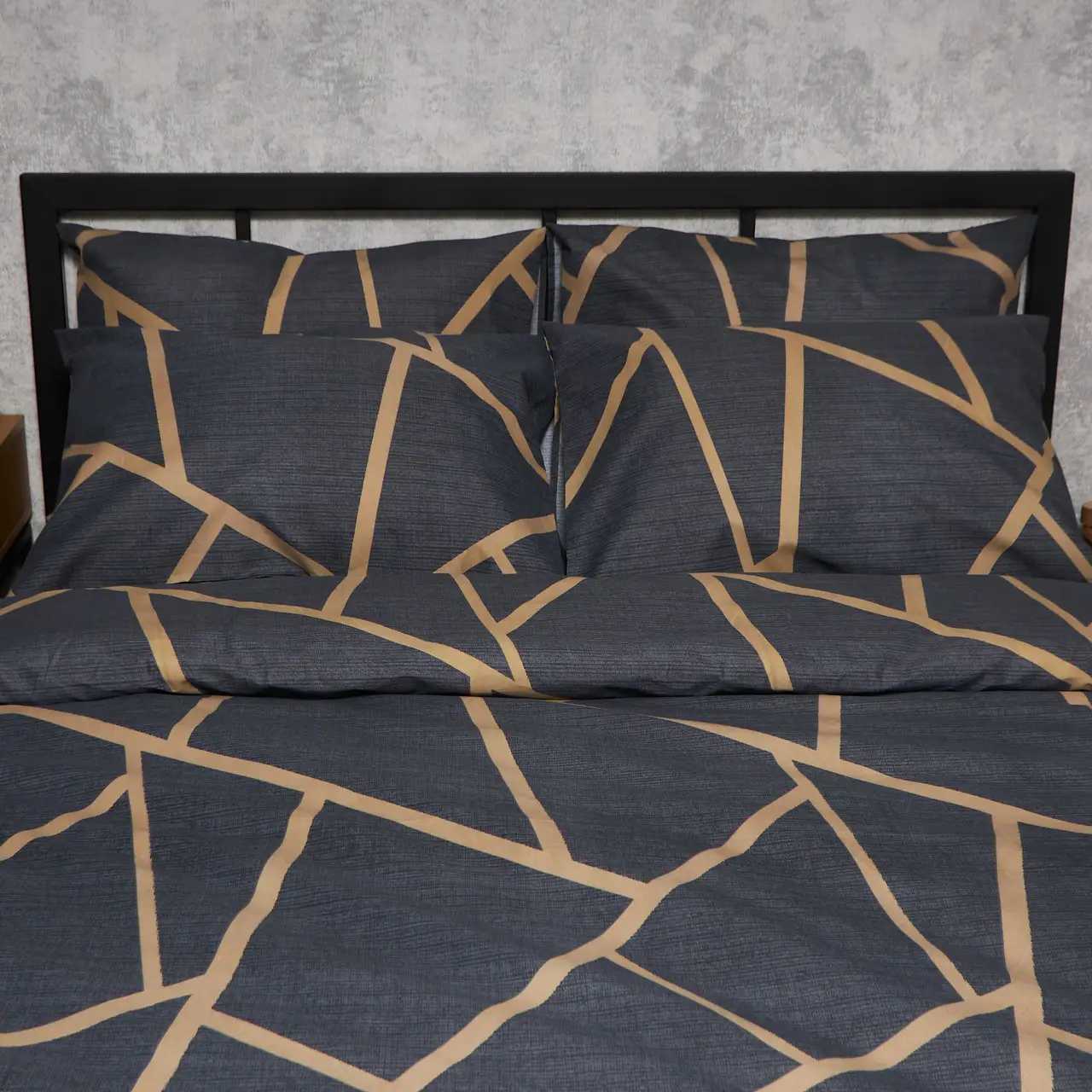 Наволочка Moon&Star Мікросатин Premium Deep Blue Luxe 40х60 2 шт (MS-840001471)