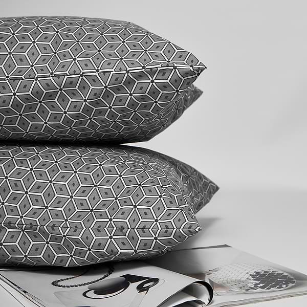 Фото - Наволочка Moon&Star Набор Бязь Gold Люкс Grey Labyrinth 50х50 2 шт. (MS-840001376)