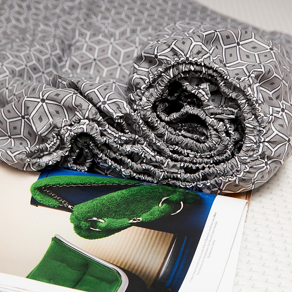 Фото - Простынь полуторная Moon&Star Grey Labyrinth Бязь Gold Люкс 140х200х25 см (MS-850001230)