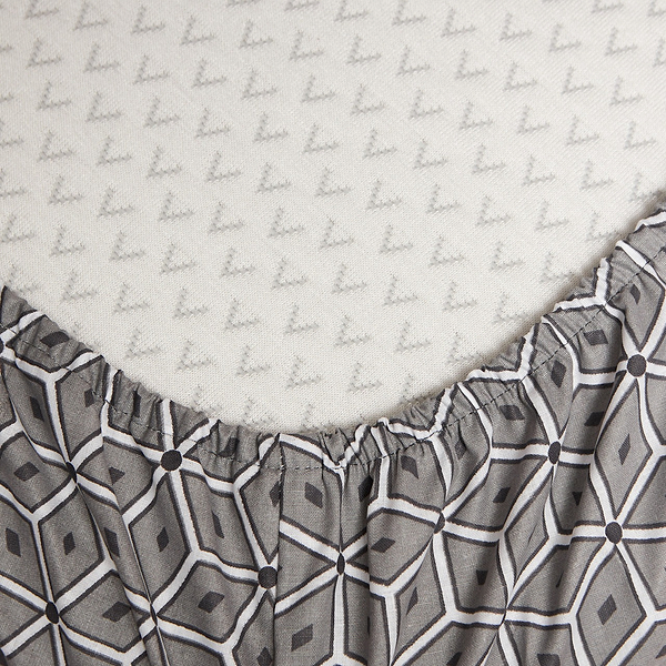 Фото - Простынь полуторная Moon&Star Grey Labyrinth Бязь Gold Люкс 140х200х25 см (MS-850001230)