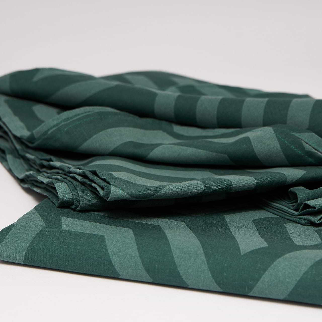 Простирадло полуторне Moon&Star Emerald Maze Бязь Gold Люкс 150х220 см (MS-860000276)