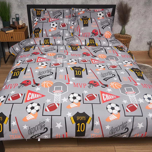 Фото - Комплект постельного белья Moon&Star Бязь Gold Люкс Champion’s Rest 150х220 см нав. 50х70 2 шт. (MS-880000109)