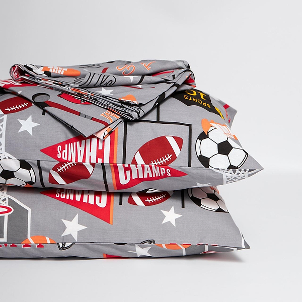 Фото - Комплект постільної білизни Moon&Star Бязь Gold Люкс Champion’s Rest 200х220 см нав. 70х70 2 шт. (MS-880000116)