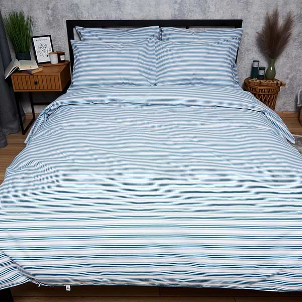 Фото - Комплект постельного белья Moon&Star Бязь Gold Люкс Calm Waters 180х220 см нав. 70х70 2 шт. (MS-880000089)