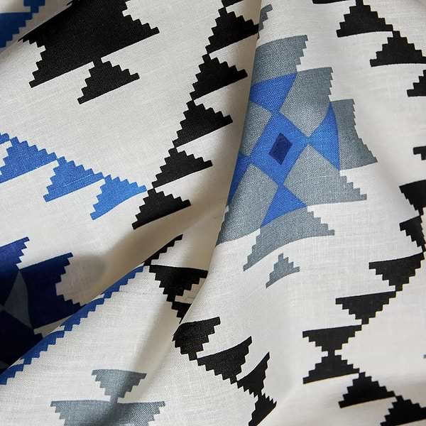 Фото - Комплект постельного белья Moon&Star Бязь Gold Люкс Blue Mosaic 220х240 см нав. 40х60 2 шт. (MS-880000045)