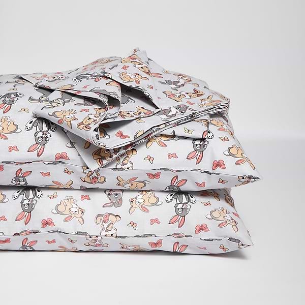 Фото - Комплект постельного белья Moon&Star Бязь Gold Люкс Bunny Dreams 200х220 см нав. 40х60 2 шт. (MS-880000054)