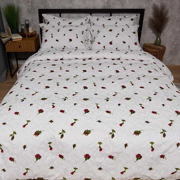 Фото - Комплект постільної білизни Moon&Star Бязь Gold Люкс Romantic Rose 200х220 нав. 50х70 см 2 шт. (MS-880000379)