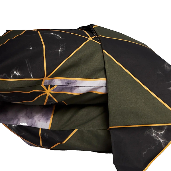 Фото - Комплект постільної білизни Moon&Star прост. 220х240 + 2 нав. 70х70 Мікросатин Premium Golden Marble (MS-880000575)