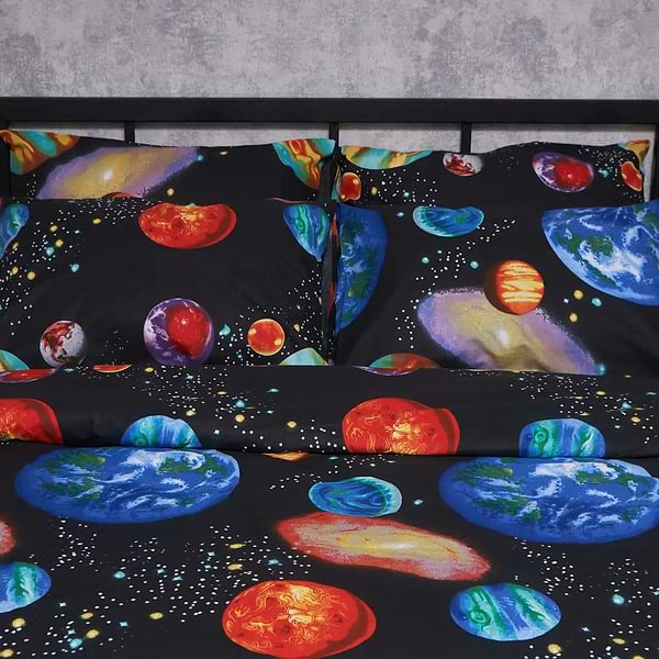 Фото - Комплект постельного белья Moon&Star Бязь Gold Люкс «Universe Magic» King Size 220x240 см нав. 4х50х70 (MS-820007038)