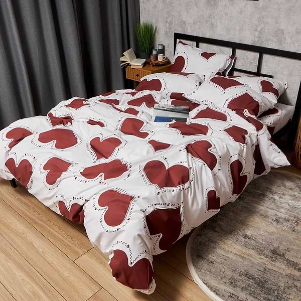 Фото - Комплект постільної білизни Moon&Star Бязь Gold Люкс Romantic Mood 160х220 нав. 2х40х60 (MS-820008770)