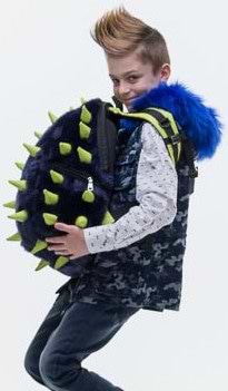 Фото - Рюкзак шкільний MadPax Moppets Full Beastly Blue (M/FUR/BLU/FULL)