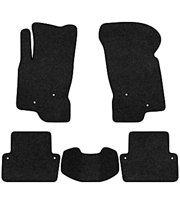 Коврики ворсовые в салон авто EVAtech Premium для Volvo V70 (P2) 2000-2007 2 поколение Combi EU черный кант (VV52661C5VL8VPB)