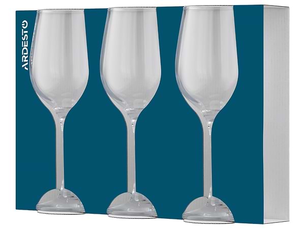 Фото - Набор бокалов Ardesto Gloria 395 мл 3 шт. (AR2639GWT)