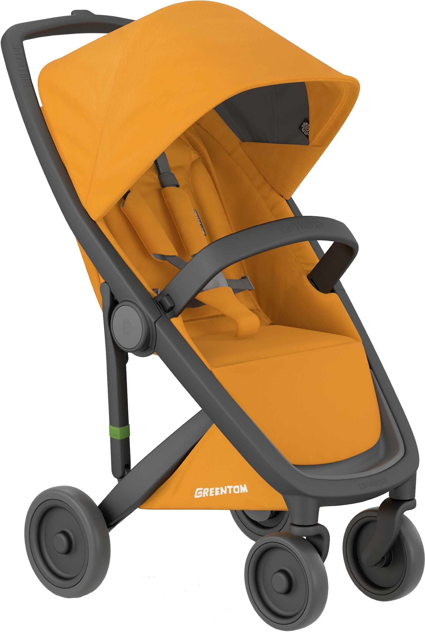 Коляска прогулянкова Greentom Classic Sunflower-Black