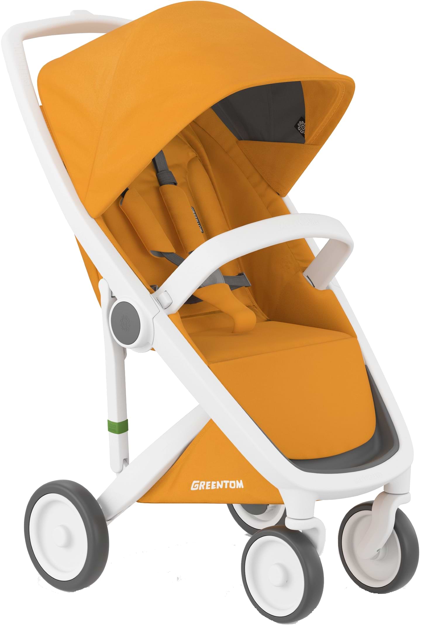 Коляска прогулянкова Greentom Classic Sunflower-White