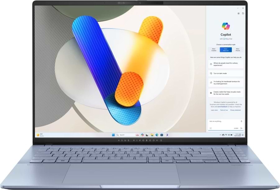 Ноутбук Asus Vivobook S 16 S5606MA-MX010X Mist Blue - Фото 1