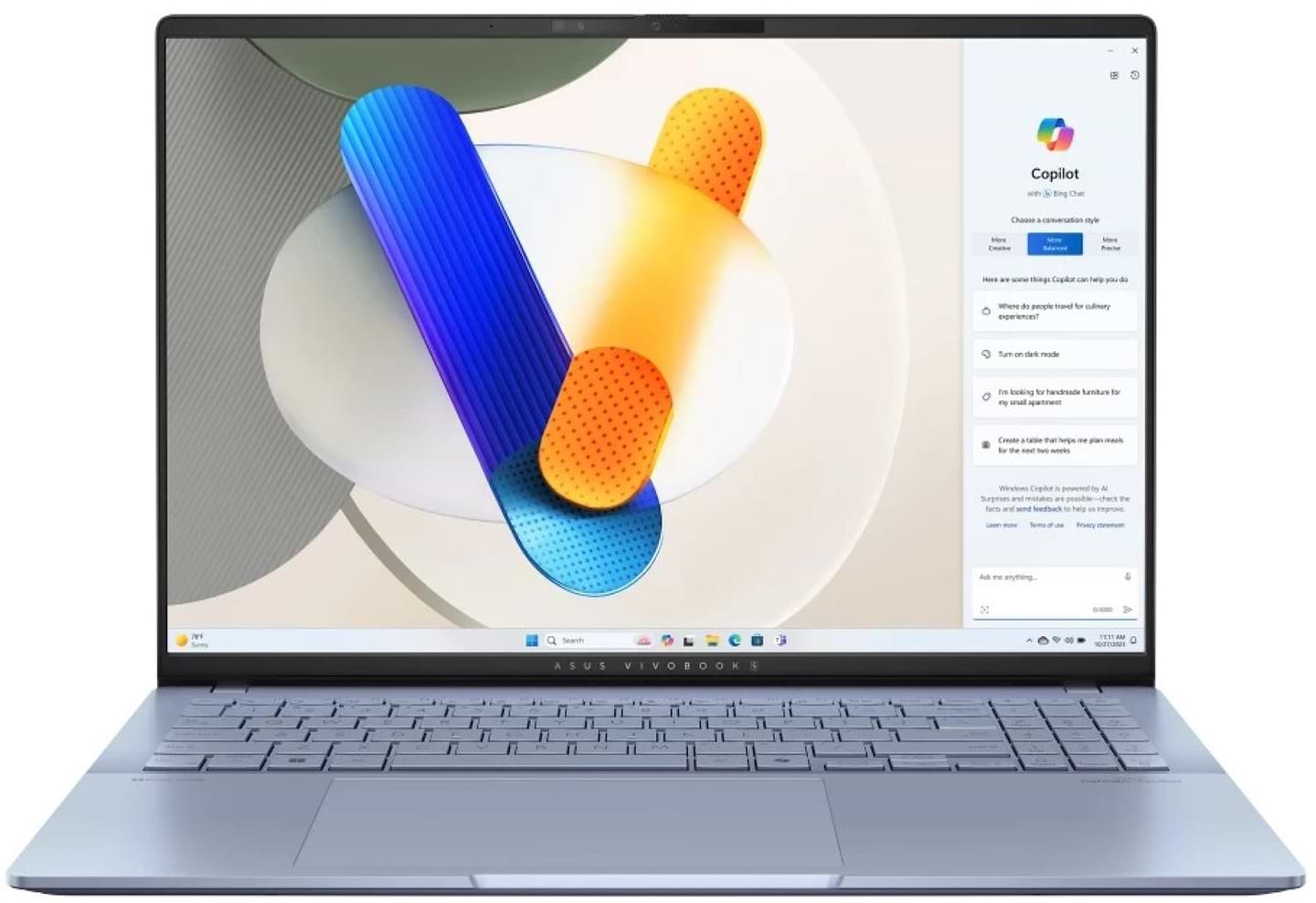 Ноутбук Asus Vivobook S 16 S5606CA-RI084 Mist Blue - Фото 1
