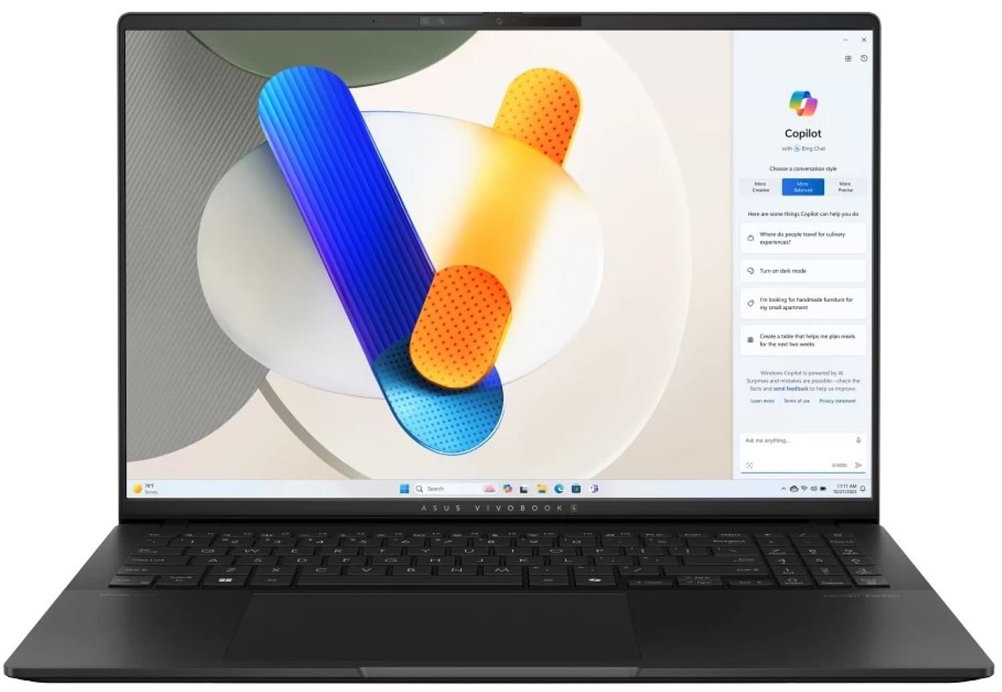 Ноутбук Asus Vivobook S 16 S5606CA-RI081 Neutral Black - Фото 1