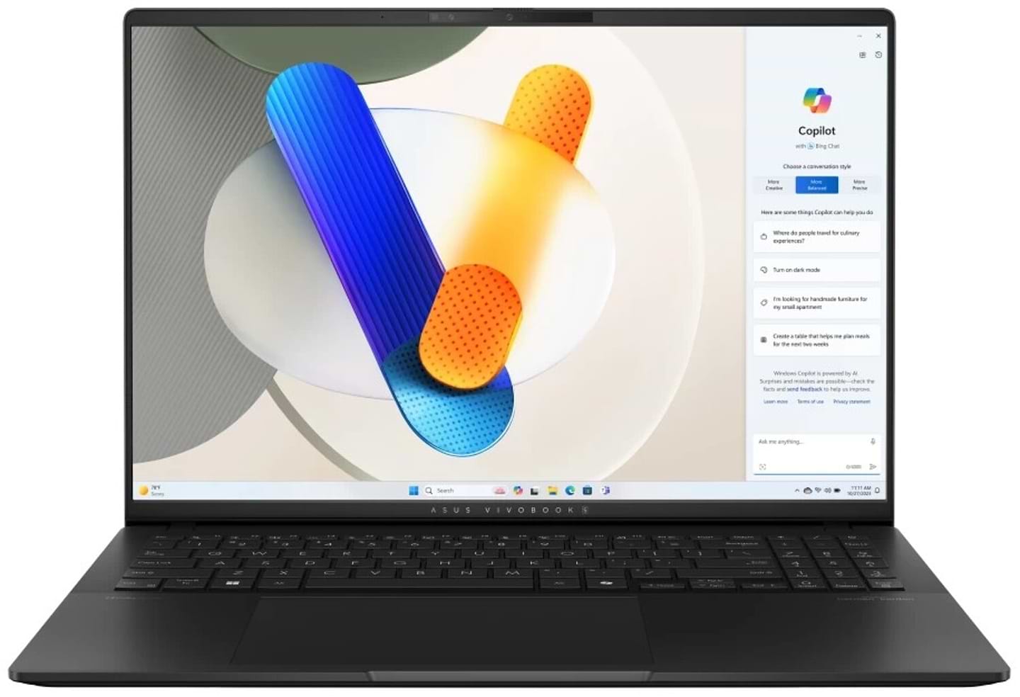 Ноутбук Asus Vivobook S 16 S5606CA-RI045W Neutral Black - Фото 1